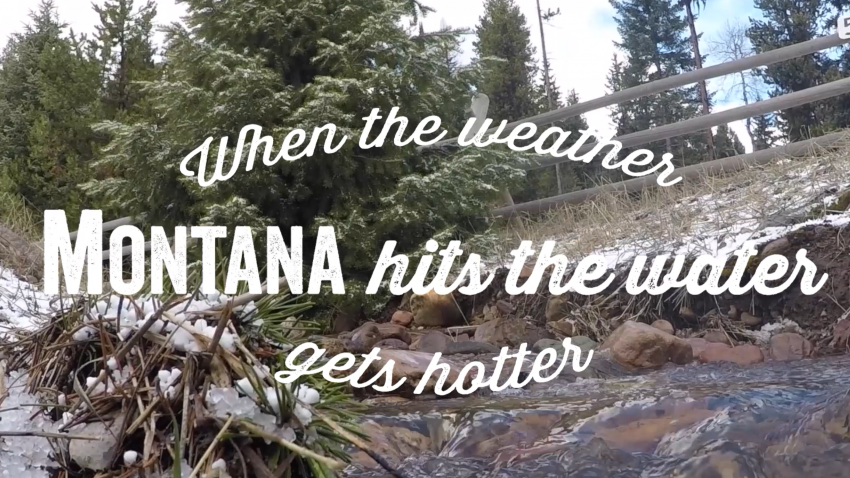 When the weather gets hotter, Montana hits the water!